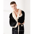 Warm Spa robes micro flannel unisex women and men  Bath Robe Winter nightwear